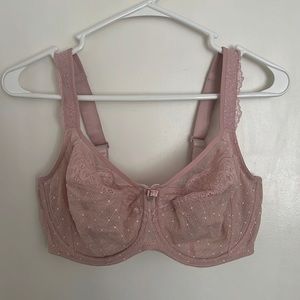 rosa faia bra light pink size 34 H